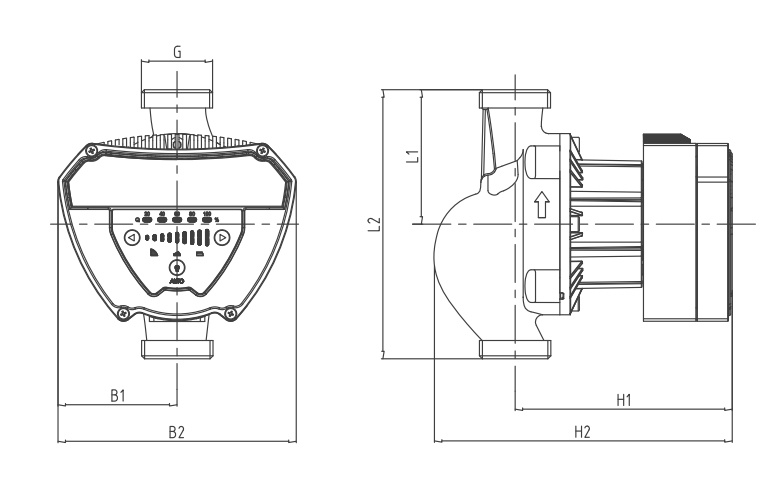 High Efficiency Circulator Pump