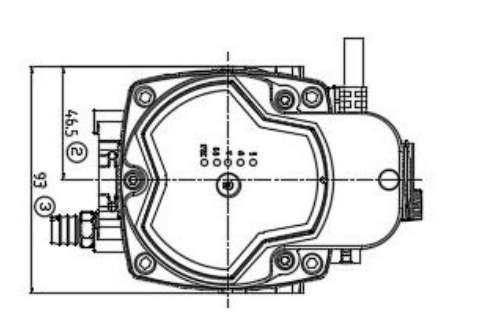 Wall hung gas bolier Pump