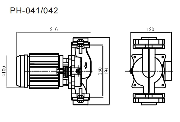 PH-042 Intallation Drawing