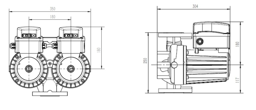 Basic T40-12F Installation drawing