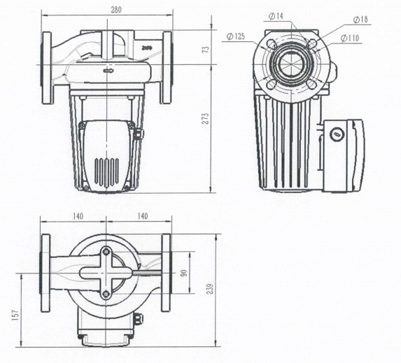 Basic 50-16SF Installation Drawing