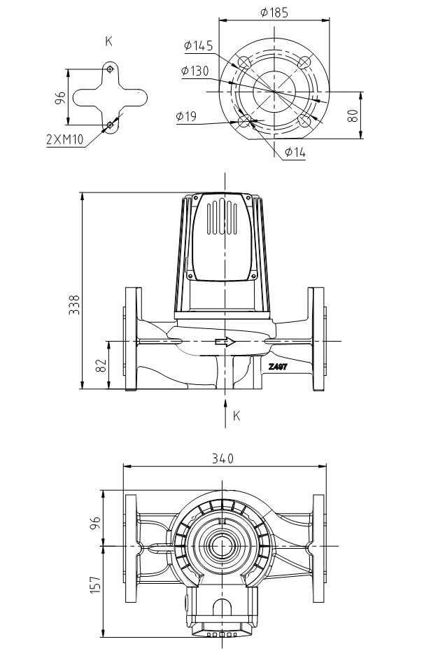 Basic 65-8SF Pro Installation Drawing