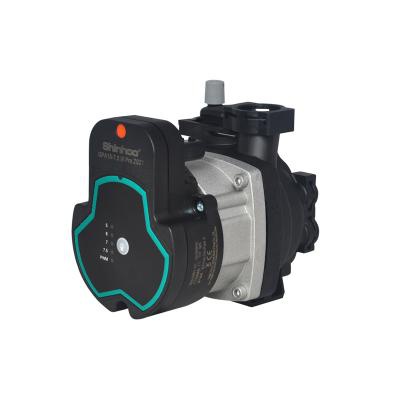 What type of pump is used for the circulation of water? 